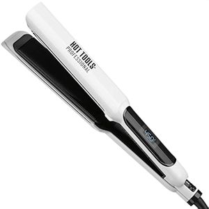Hot Tools Pro Artist Nano - Plancha de pelo de cerámica | Para cabello liso y liso (1-1/2 pulgadas)