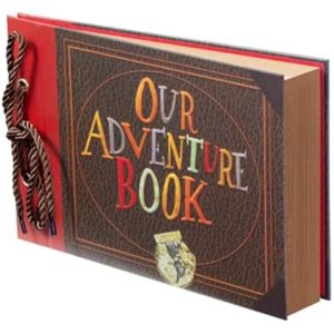 Álbum de fotos para álbumes de recortes, nuestro libro de aventura, álbum de recortes con palabras