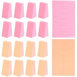 HOYOLS Esponja de maquillaje en forma de cuña, aplicadores profesionales sin látex espuma, para base