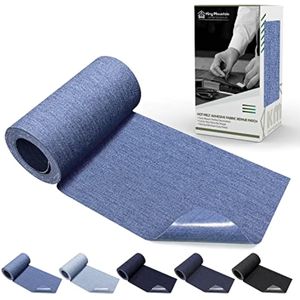 KING MOUNTAIN Parche de reparación termoadhesivo, 3 x 60 pulgadas, parche de reparación para