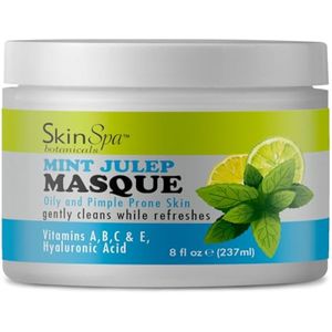 SKIN SPA - Máscara facial, máscara de julep de menta para control del acné, limpia y refrescante,