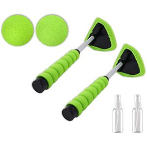 PRIMESTARZ Limpiador de parabrisas (paquete de 2) herramienta de limpieza de vidrio de ventana con