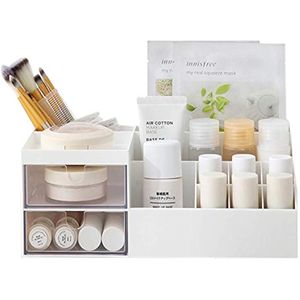 BREIS Organizador de escritorio multifunción, almacenamiento de maquillaje para sombras de ojos,