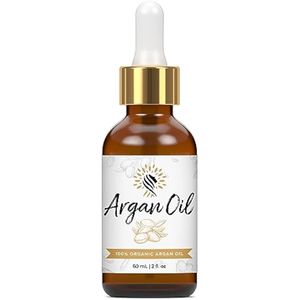 Argan Cosmetics Aceite de argán marroquí orgánico 100% puro para cabello, piel, uñas, cutículas,