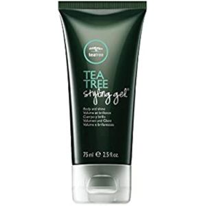 Tea Tree Gel de peinado, fijación media, acabado de alto brillo, para todo tipo de cabello