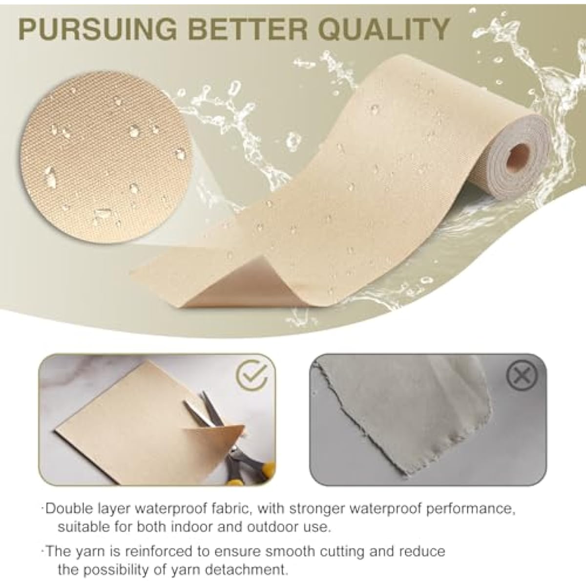 Cinta de reparación de lona de x 70 pulgadas, impermeable