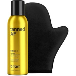 b.tan Kit de bruma bronceadora autobronceadora oscura, paquete de bronceador rápido, sin sol, spray