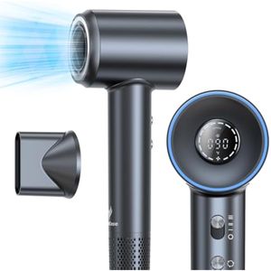Ionic - Secador de pelo profesional de alta velocidad de 150000 RPM, 3 velocidades y 5 temperaturas