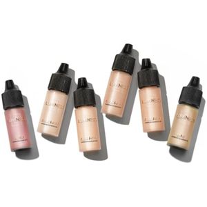 Luminess Silk 4 en 1 - Kit de maquillaje de base de aerógrafo - Cobertura media, 6 piezas - Incluye