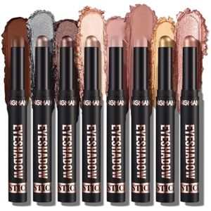 Jolilab Juego de sombras de ojos, 8 colores mate profesional para contornear y resaltar en barra de