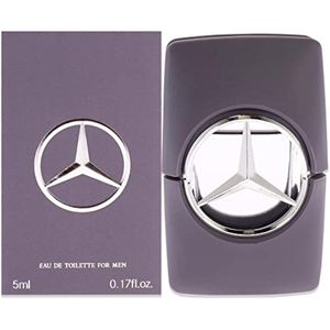 Mercedes-Benz Perfume Man Grey para hombre, aroma picante ámbar, se abre con notas de cítricos y