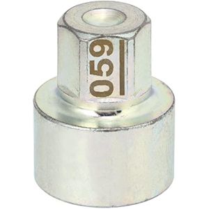 Aramox Tuerca de bloqueo de rueda, llave de bloqueo de rueda antirrobo, repuesto para 1 3 5 6