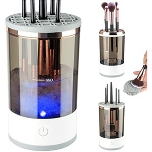 Limpiador eléctrico de brochas de maquillaje, máquina limpiadora de brochas de maquillaje, limpiador