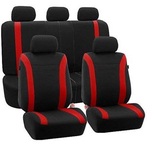 Fundas de asientos de tela plana Cosmopolitan FH-FB054115, compatible con bolsa de aire y asiento