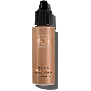 LUMINESS Base de aerógrafo 4 en 1 Rose - Shade 120, 0.50 onzas