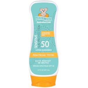 Australian Gold Little Joey - Loción de protección solar SPF 50, 8 onzas, hipoalergénica y sin