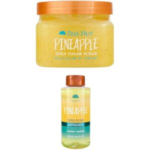Tree Hut Paquete de exfoliante y gel de piña