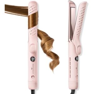 Wavytalk Whirlwind Pro, 3 modos de aire con pantalla LED, rizador antiquemaduras de 1.25 pulgadas,