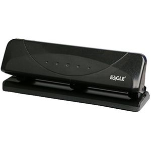 Eagle Perforadora de papel de baja fuerza con capacidad de 20 hojas, resistente, herramienta de