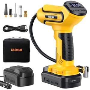 AstroAI Inflador de neumáticos, compresor de aire, bomba de neumáticos de coche inalámbrica con