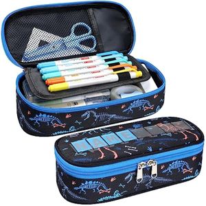 Bagseri Estuche para lápices para niños, bonito estuche para niños, organizador de gran capacidad