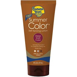 Banana Boat, Summer Color Loción autobronceadora, color oscuro profundo para todos los tonos de