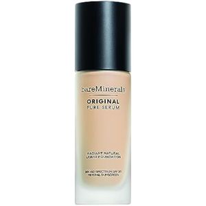 bareMinerals Original Pure Serum Radiant Natural Liquid Foundation Mineral SPF 20, tinte hidratante