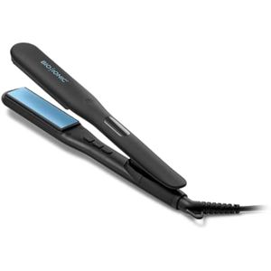 BIO IONIC Onepass Styling Flat Iron with NanoIonic &amp; Moisturizing Heat Technology, Hydrated and