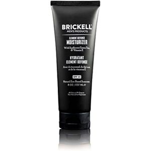 Brickell Element Defense SPF45 - Hidratante para hombre, natural y orgánico, protector solar mineral