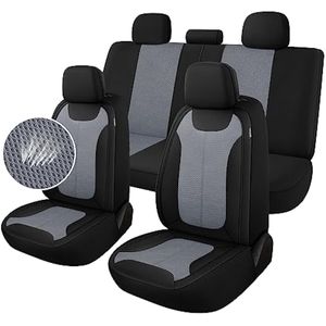 CAROMOP Juego completo de fundas de asiento de automóvil 3D de alta calidad, lavables y