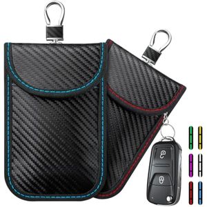 Faraday 2024 - Protector de llave de bolsa, paquete de 2 protectores de llave RFID con bloqueo de