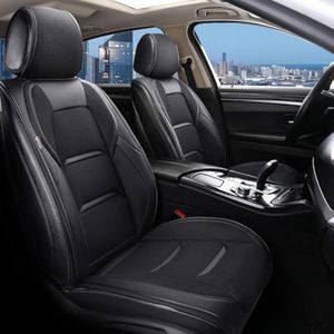 Coverado - Fundas para asientos delanteros, impermeables, de piel sintética, protección universal