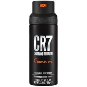CR7 Game On Cristiano Ronaldo - Aroma clásico en aerosol corporal para hombres - Con papaya, hielo,