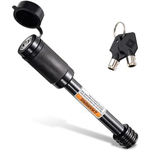 CZC AUTO Cerradura de enganche de remolque, 5/8 pulgadas de diámetro, pasador receptor súper extra