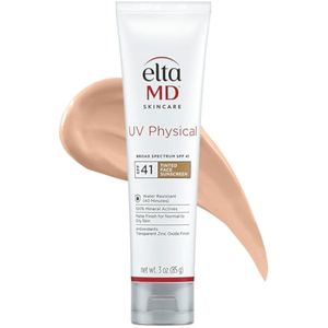 EltaMD SPF 41 - Protector solar facial con tintes físicos UV, resistente al agua, libre de aceite,