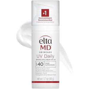 EltaMD - Protector solar facial para uso diario con protección UV de amplio espectro SPF 40 para