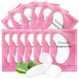 GreenLife - 50/100/150/200 pares de parches de gel de colágeno para extensiones de pestañas, 100 %