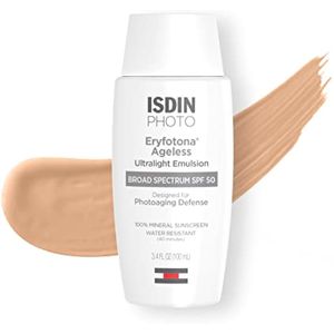 ISDIN Eryfotona Ageless Protector solar óxido de zinc y protector solar 100% mineral tintado SPF 50+