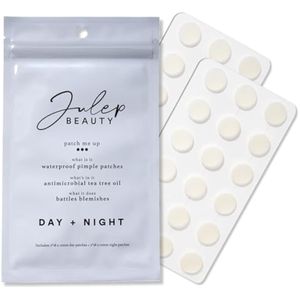 Julep Patch Me Up - Parches impermeables para espinillas – 72 parches hidrocoloides para el acné con