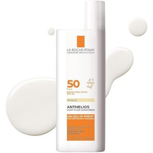 La Roche-Posay Anthelios Mineral Ultra-Light Fluid Spectrum SPF 50, cara de sol solar con óxido de