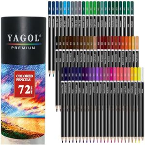 Lápices de colores para colorear libros, 72 lápices de dibujo profesionales de colores, para