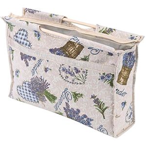 Bolsa de almacenamiento de hilo de tejer, organizador para ganchillos, agujas y lana, también para
