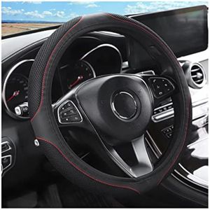 LoyaForba Funda universal para volante de automóvil, 14.5-15 pulgadas, protector de neopreno suave