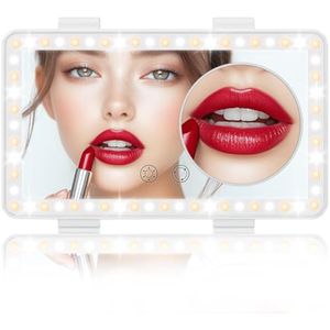 SEALIGHT Espejo de tocador con visera solar para automóvil, espejo de maquillaje de aumento 1X/3X