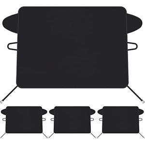 Tallew Paquete de 4 cubiertas de nieve para parabrisas de automóvil, tela Oxford 600D, para