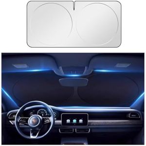 Parasol de tela plateada de titanio grueso 240T, parasol para todas las estaciones para proteger del