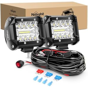 shanren Plaza LED luz de trabajo Bar Off-Road SUV Barco 4 x 4 Jeep lámpara 4 WD