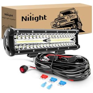 Nilight ZH411-A 12” 12” 300 W, 300 W, triple fila de inundación Spot Combo 30000LM Led Off Road