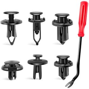 Nilight 240 clips de retención de automóvil, removedor de cierres de 0.248 in, 0.315 in, 0.354 in,