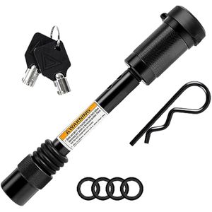 META Hardware Bloqueo de pasador de enganche de remolque, 5/8 pulgadas de diámetro con bloqueo de